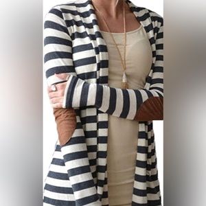 Striped cardigan size large